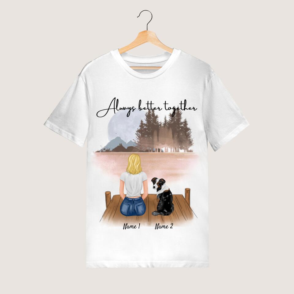 Mariée et demoiselle d'honneur - T-shirt personnalisé (100% coton, unisexe)