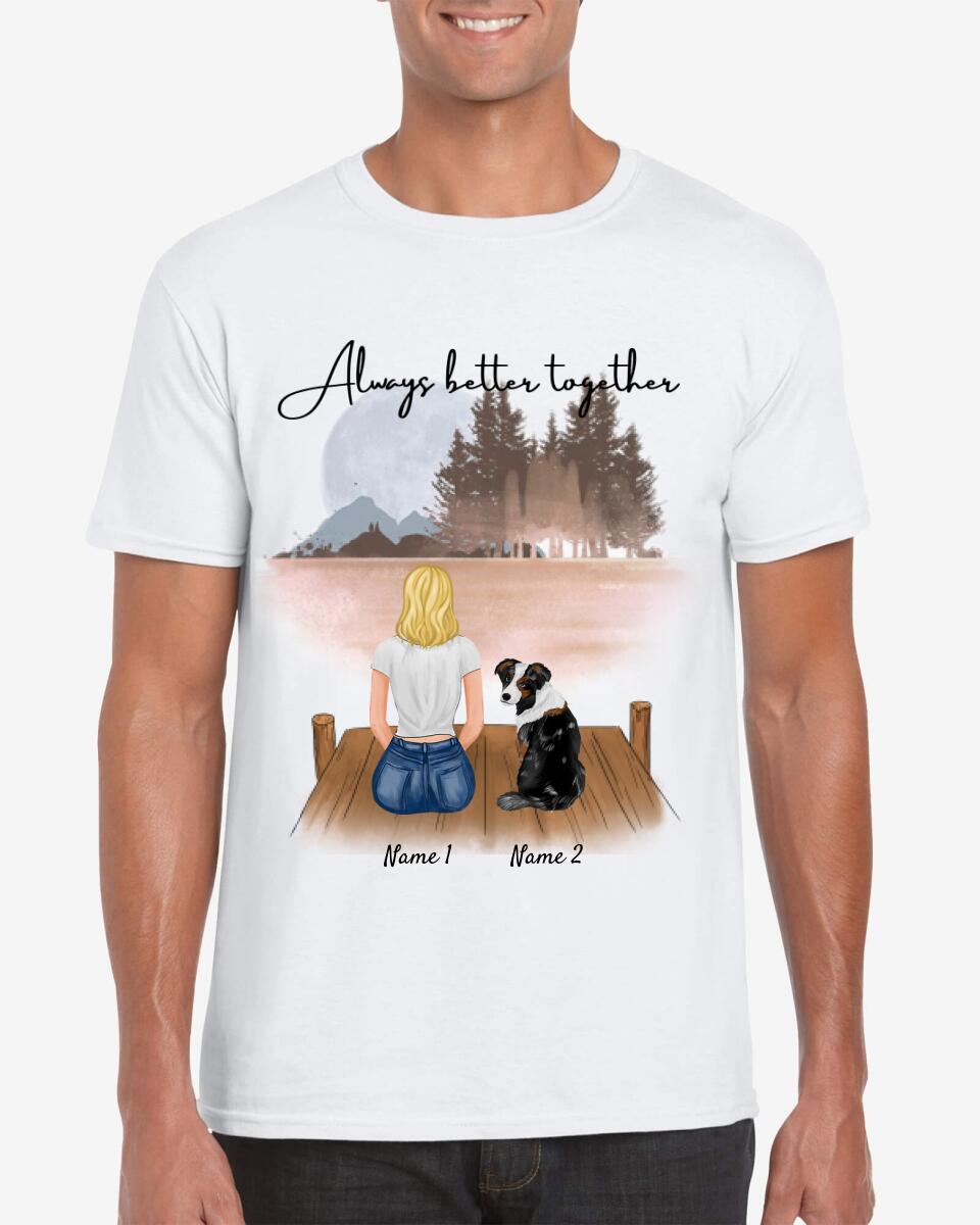 Mariée et demoiselle d'honneur - T-shirt personnalisé (100% coton, unisexe)