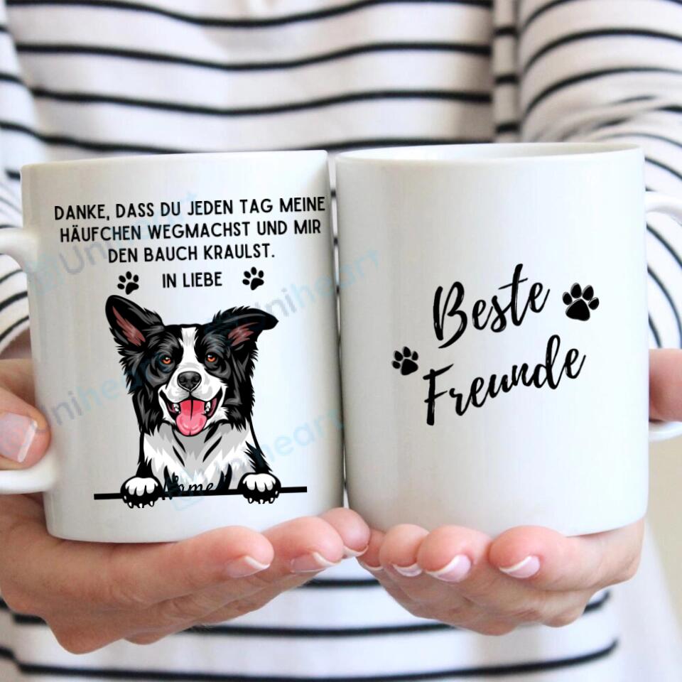 Hondenliefhebber met quote (1-3 Honden) - Persoonlijke Mok