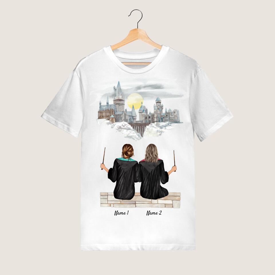 Meilleures magiciennes - T-shirt personnalisé (2-4 amies)