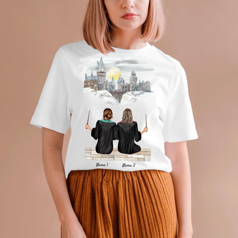Meilleures magiciennes - T-shirt personnalisé (2-4 amies)