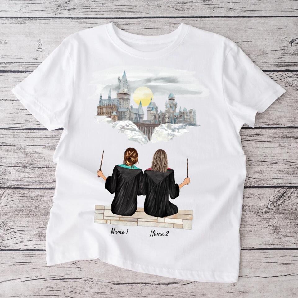 Meilleures magiciennes - T-shirt personnalisé (2-4 amies)