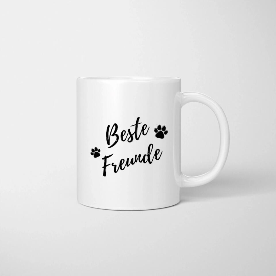 Hondenliefhebber met quote (1-3 Honden) - Persoonlijke Mok