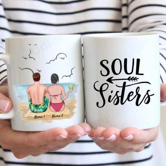 Meilleur Couple sur la plage - Tasse Personnalisé