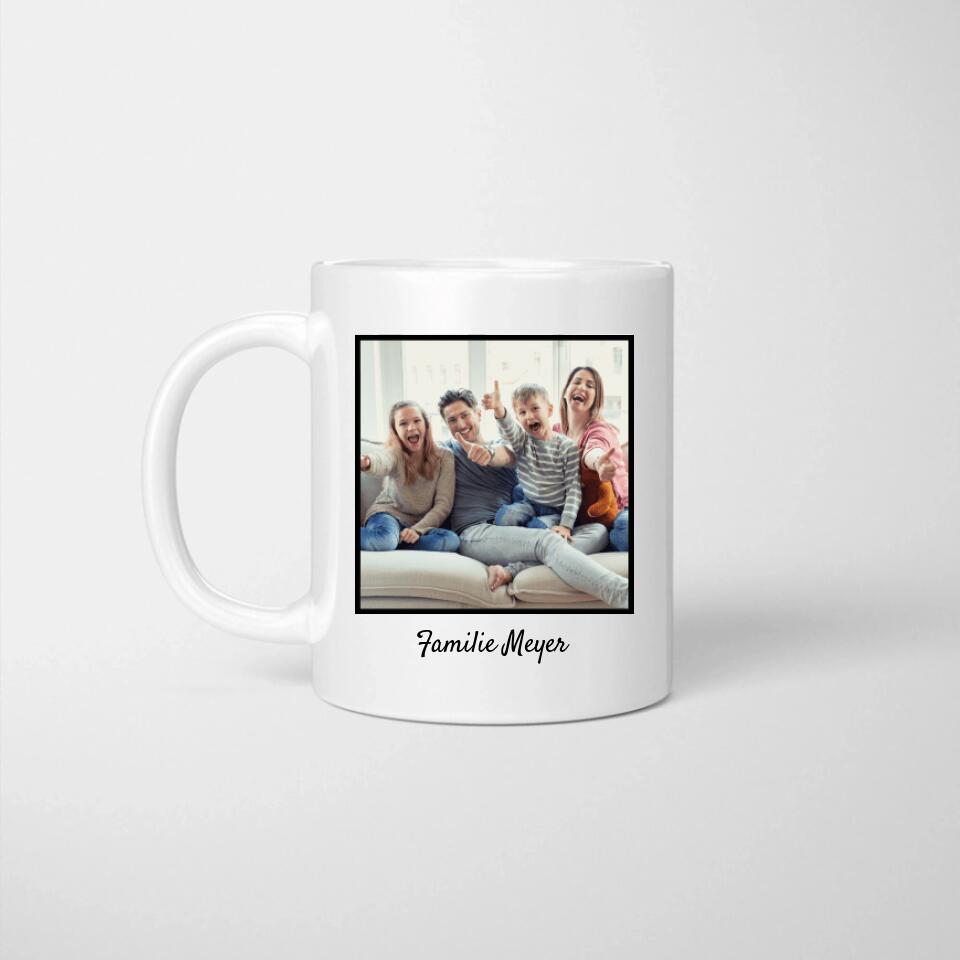 Gelukkige familie - Persoonlijk Foto-Mok
