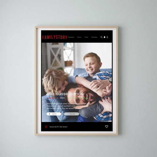 Omslagposter van Familystory-serie - Gepersonaliseerde Netflix-filmposter