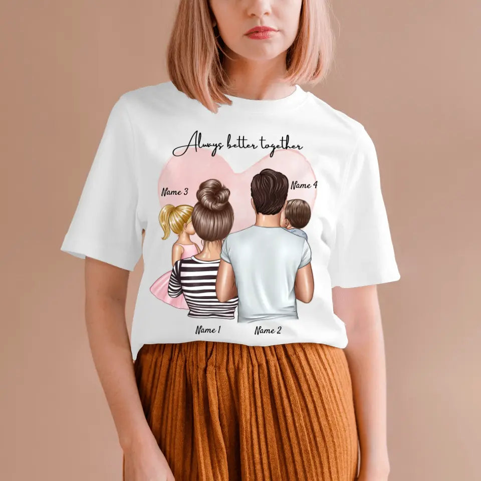 Beste Ouders - Gepersonaliseerd T-shirt (100% Katoen, Unisex)