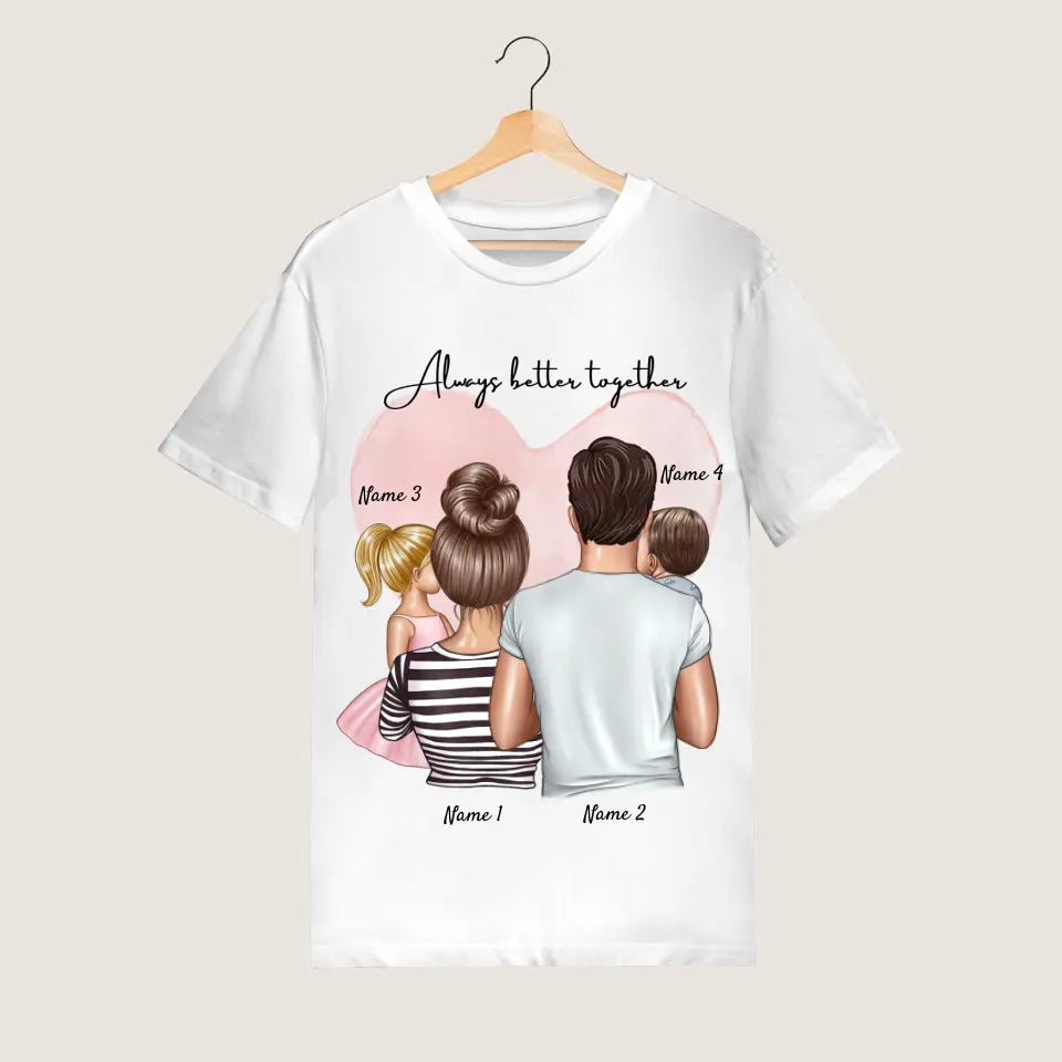 Beste Ouders - Gepersonaliseerd T-shirt (100% Katoen, Unisex)