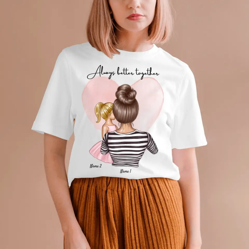 Meilleure maman - T-shirt personnalisé (100% coton, unisexe)