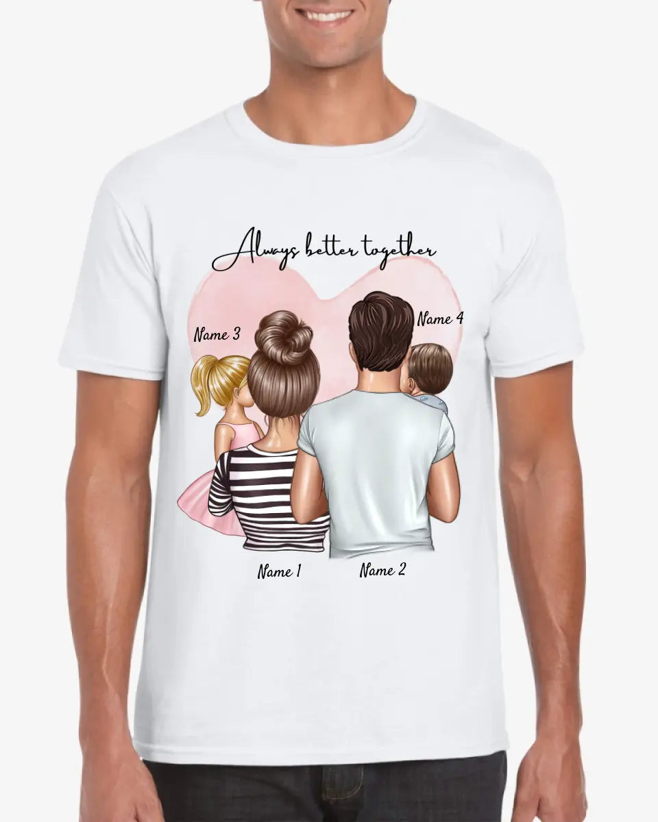 Beste Ouders - Gepersonaliseerd T-shirt (100% Katoen, Unisex)
