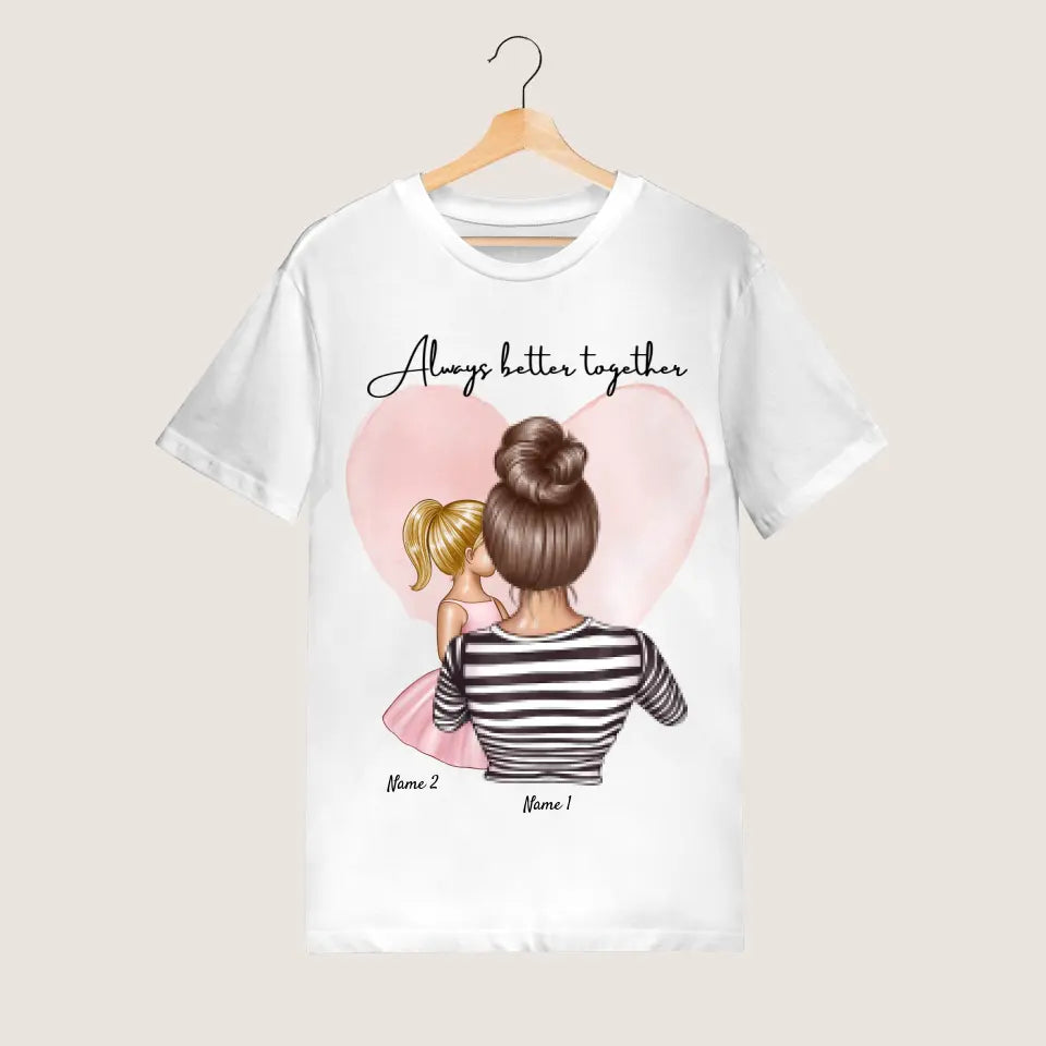 Meilleure maman - T-shirt personnalisé (100% coton, unisexe)