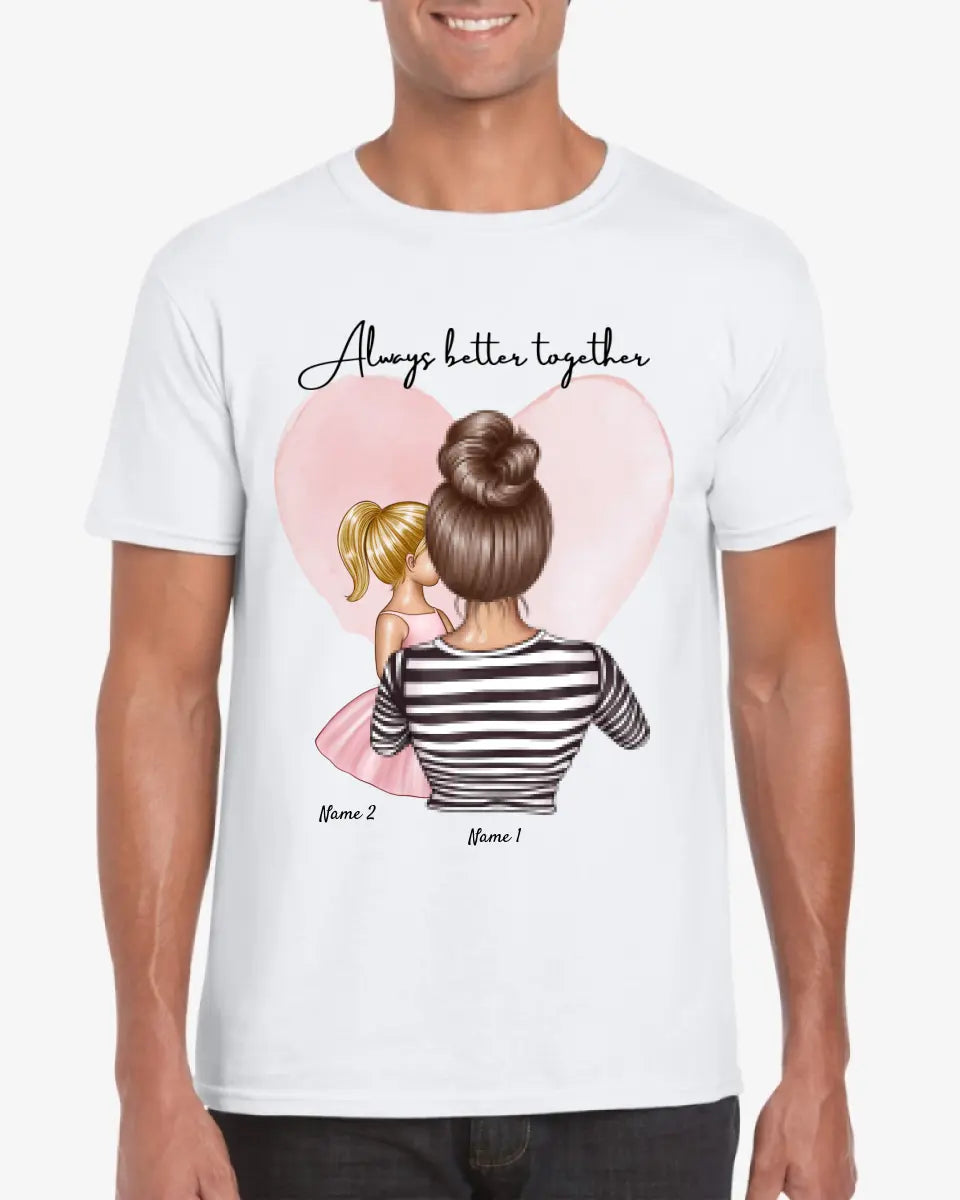 Meilleure maman - T-shirt personnalisé (100% coton, unisexe)