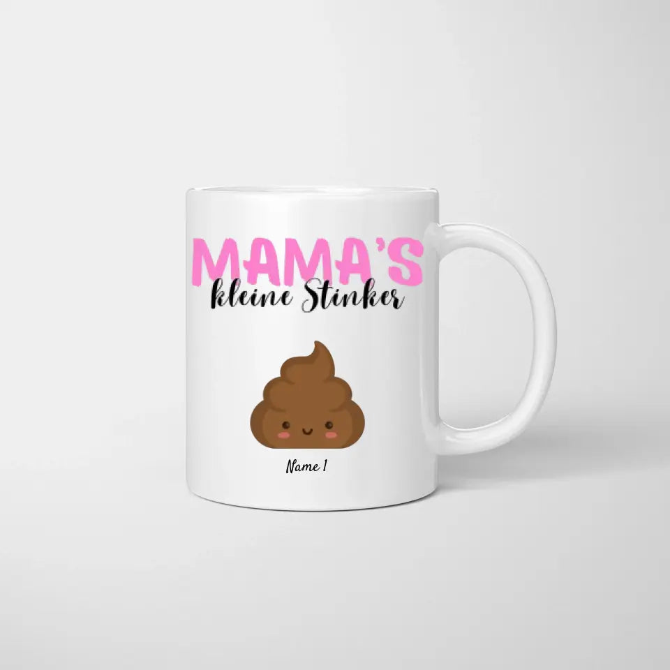 Mama's kleine stinkerds - Gepersonaliseerde mok voor mama/moeder met kinderen