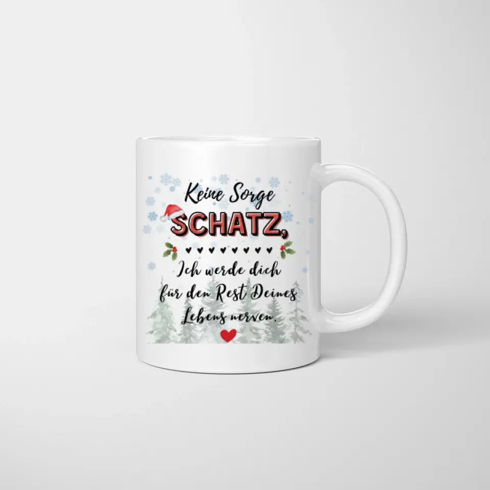 Gepersonaliseerde kerstmok voor koppels