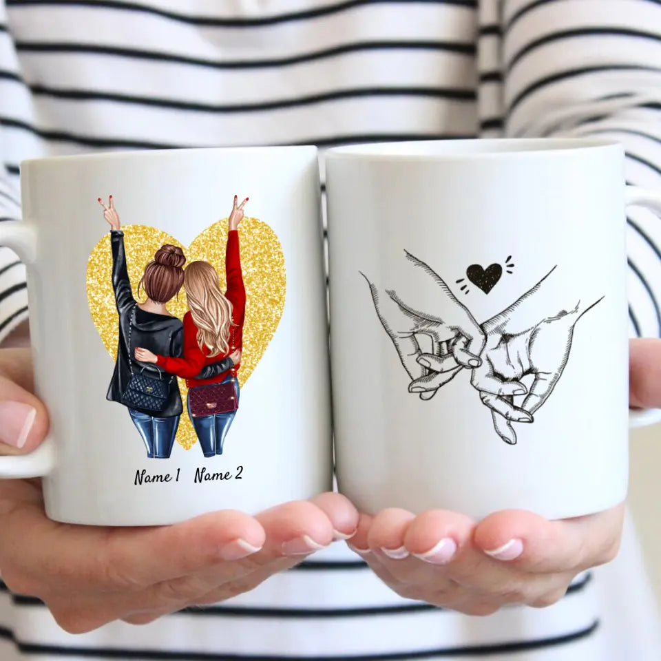 Beste Vriendinnen met Handtas - Persoonlijke Mok