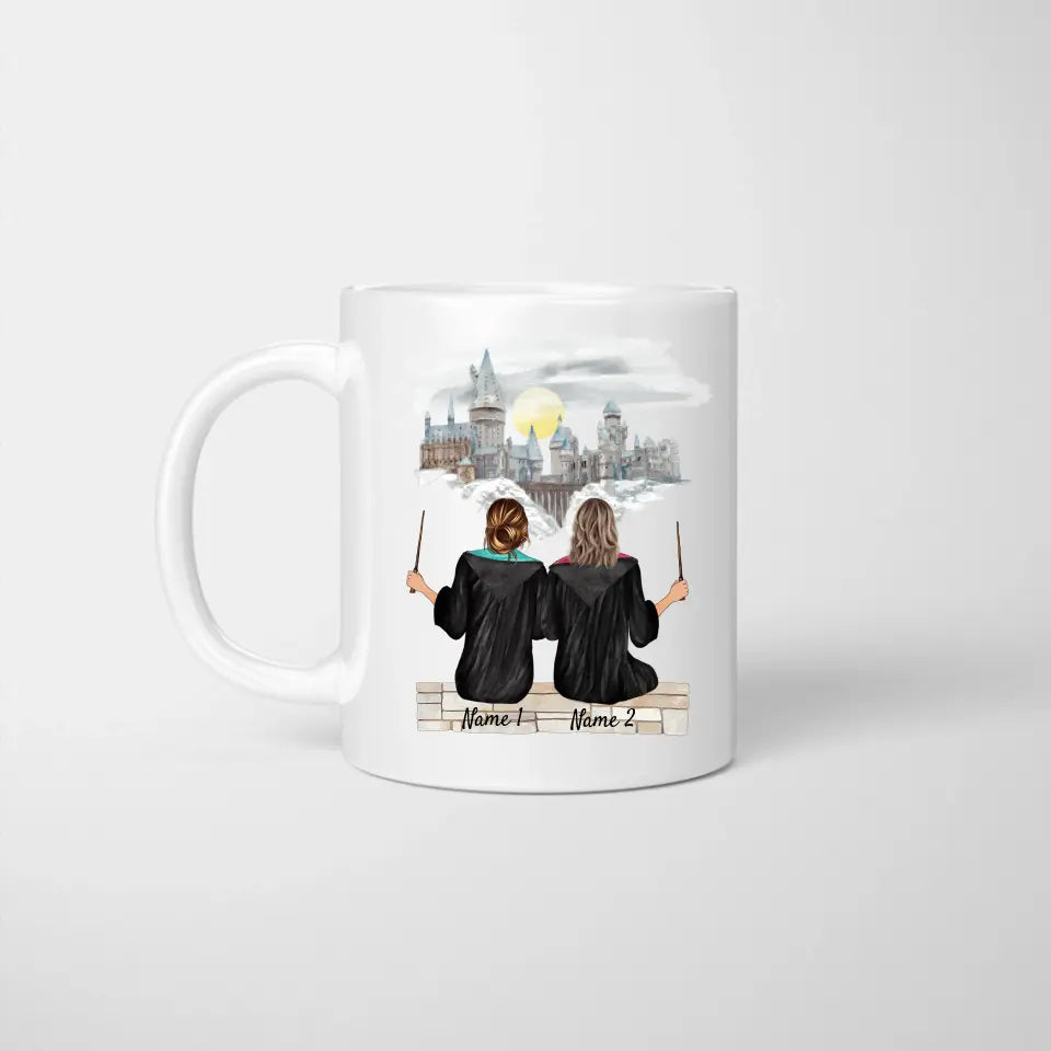 Meilleures sorcières - Tasse Personnalisé pour les amies (2-3 femmes)