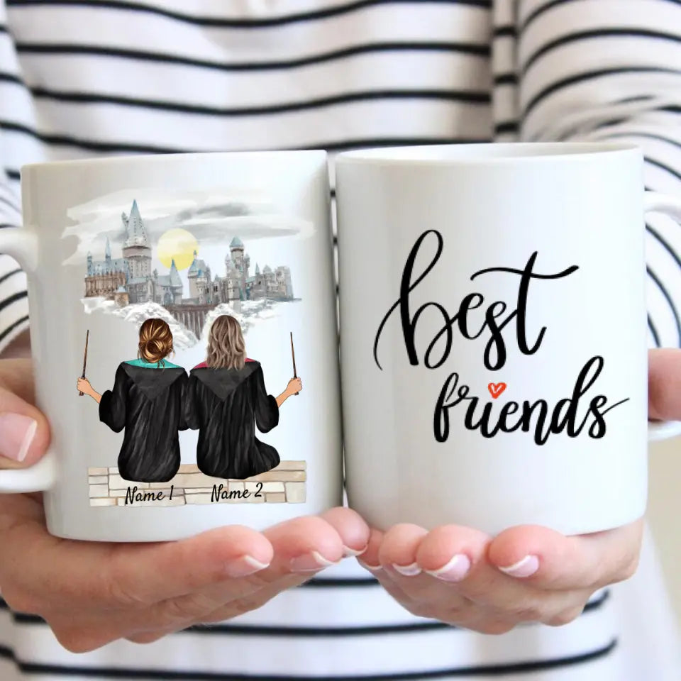 Meilleures sorcières - Tasse Personnalisé pour les amies (2-3 femmes)