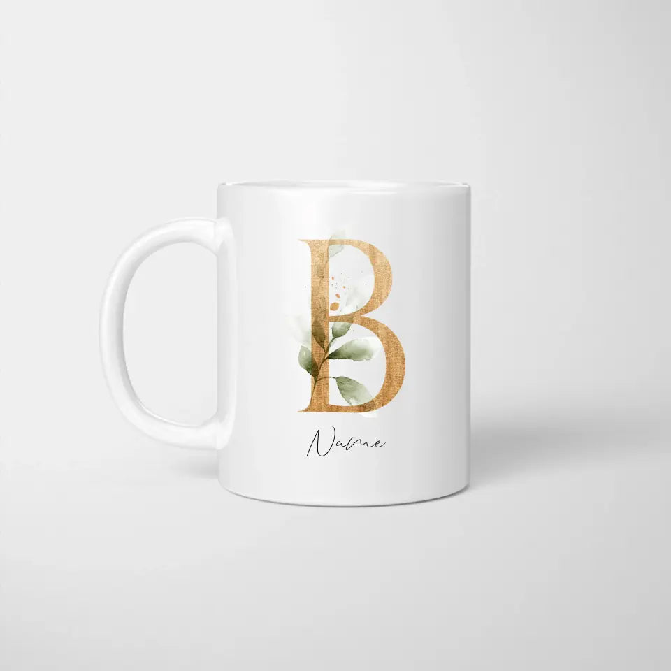 Nom avec lettres - Tasse Personnalisé