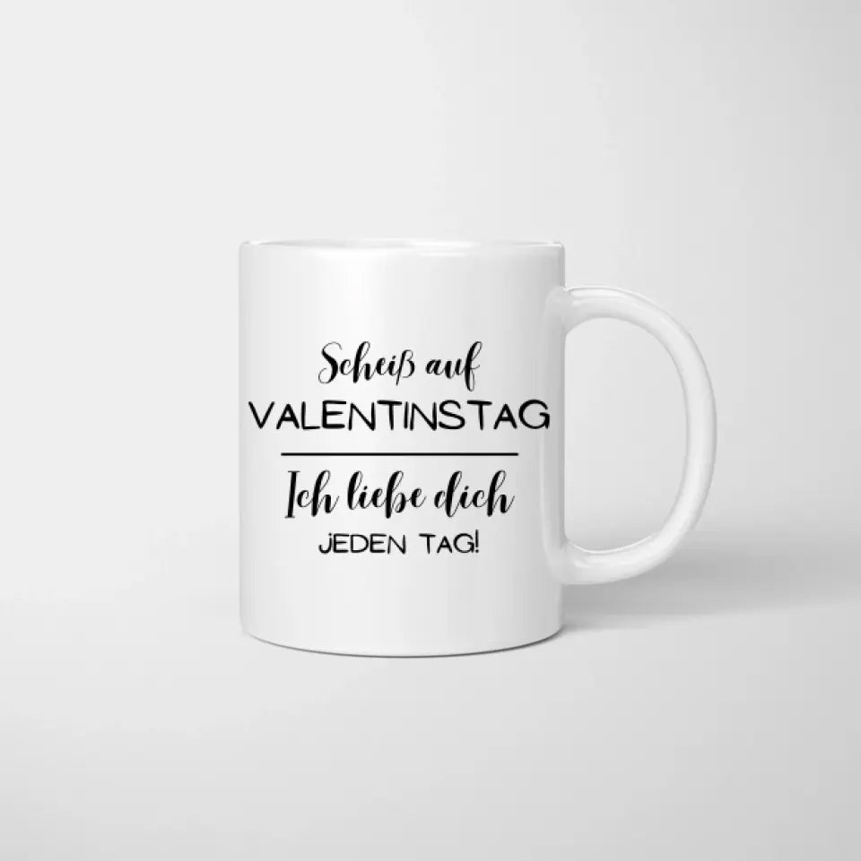 Je t'aime tous les jours! - Mug personnalisé pour la Saint-Valentin