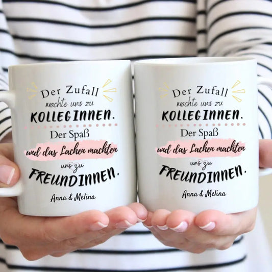 Le hasard fait bien les choses - Mug personnalisé pour collègues