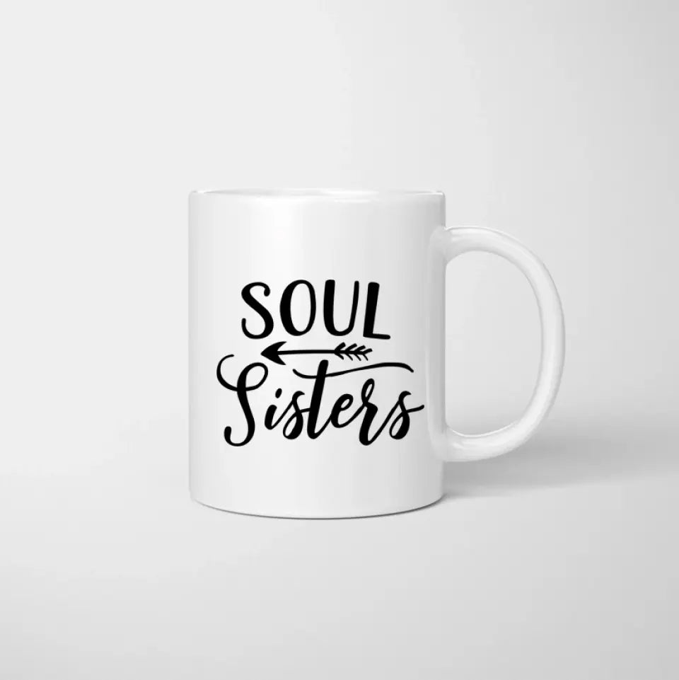 Meilleures Amies - Tasse Personnalisé (2-5 personnes)