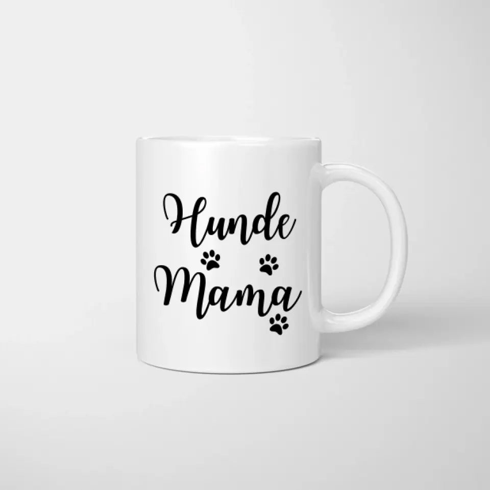 Dog Mom - Gepersonaliseerde mok (vrouw met hond of kat, Moederdag)