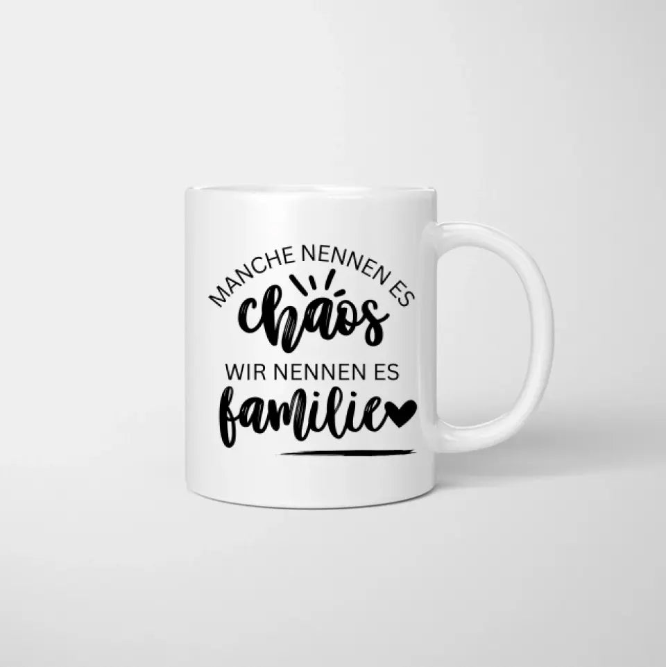Beste familiemok - Gepersonaliseerde familiemok (1-4 kinderen + huisdieren)