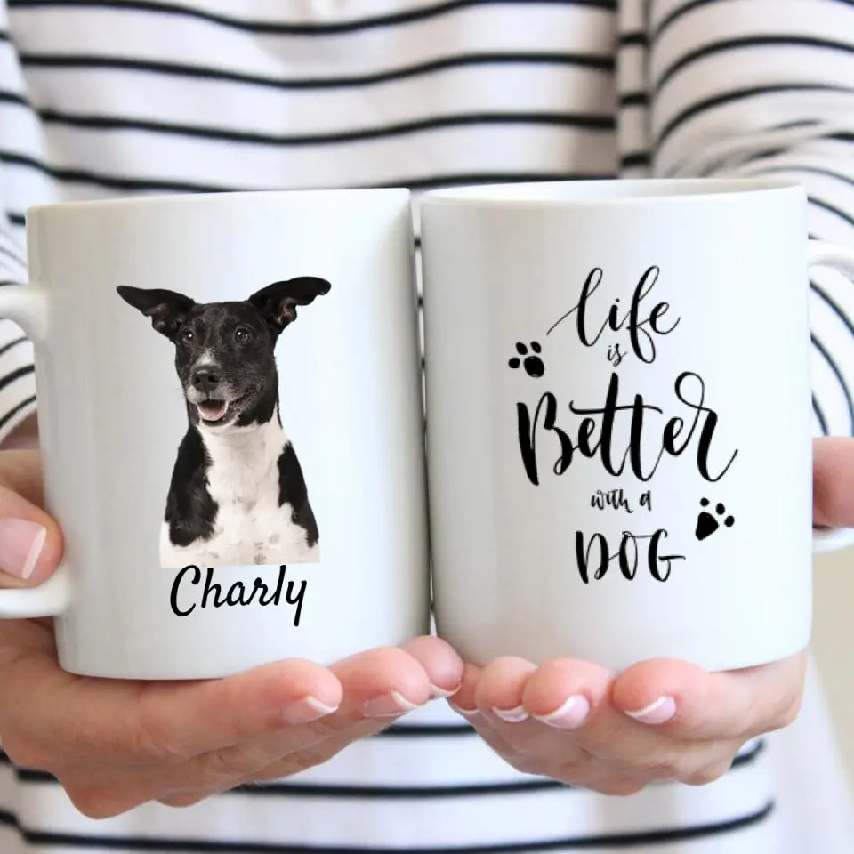 Pet on Mug - Tasse photo personnalisée (téléchargez votre propre photo et supprimez l’arrière-plan)