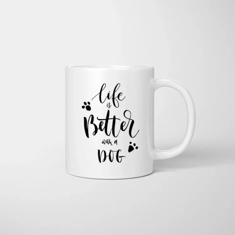 Pet on Mug - Tasse photo personnalisée (téléchargez votre propre photo et supprimez l’arrière-plan)