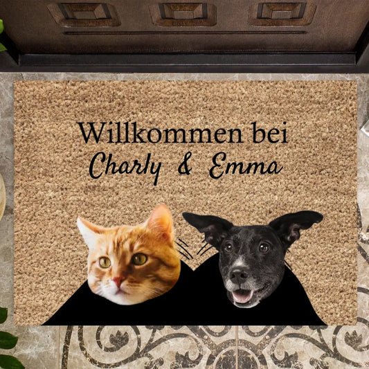 Vos animaux personnalisés sous forme de paillasson photo (1-4 photos)