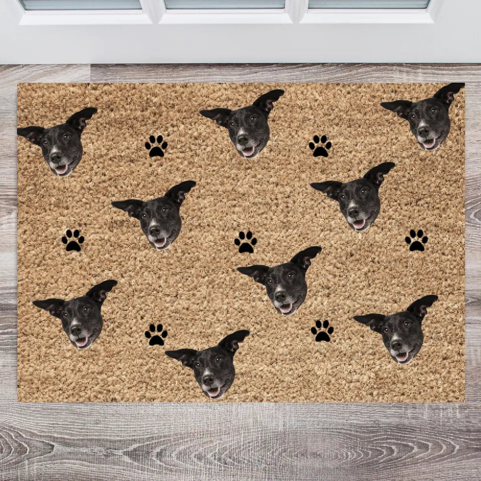 Tapis de sol personnalisé pour chiens/chats (1-3 animaux)