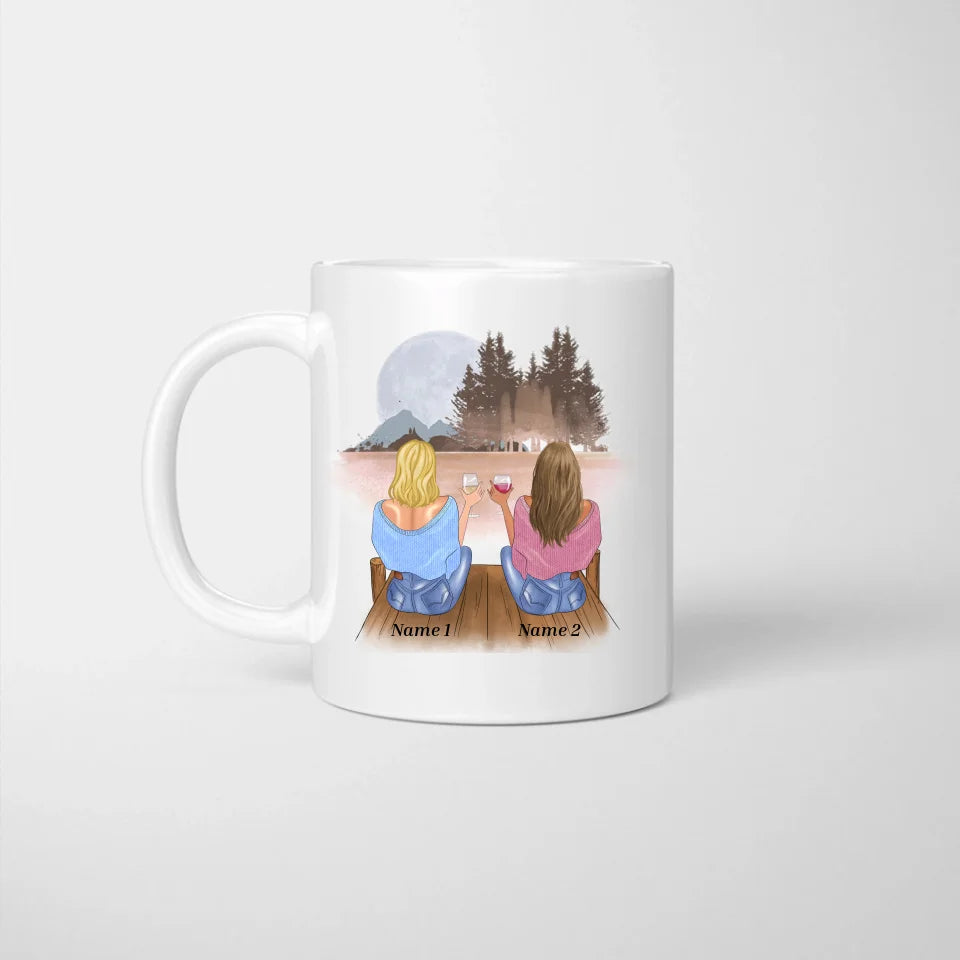 Kafamız TAM YERİNDE DEĞİL ama olsun, böyle Çalışmak ÇOK DAHA GÜZEL - Tasse des collègues personnalisée