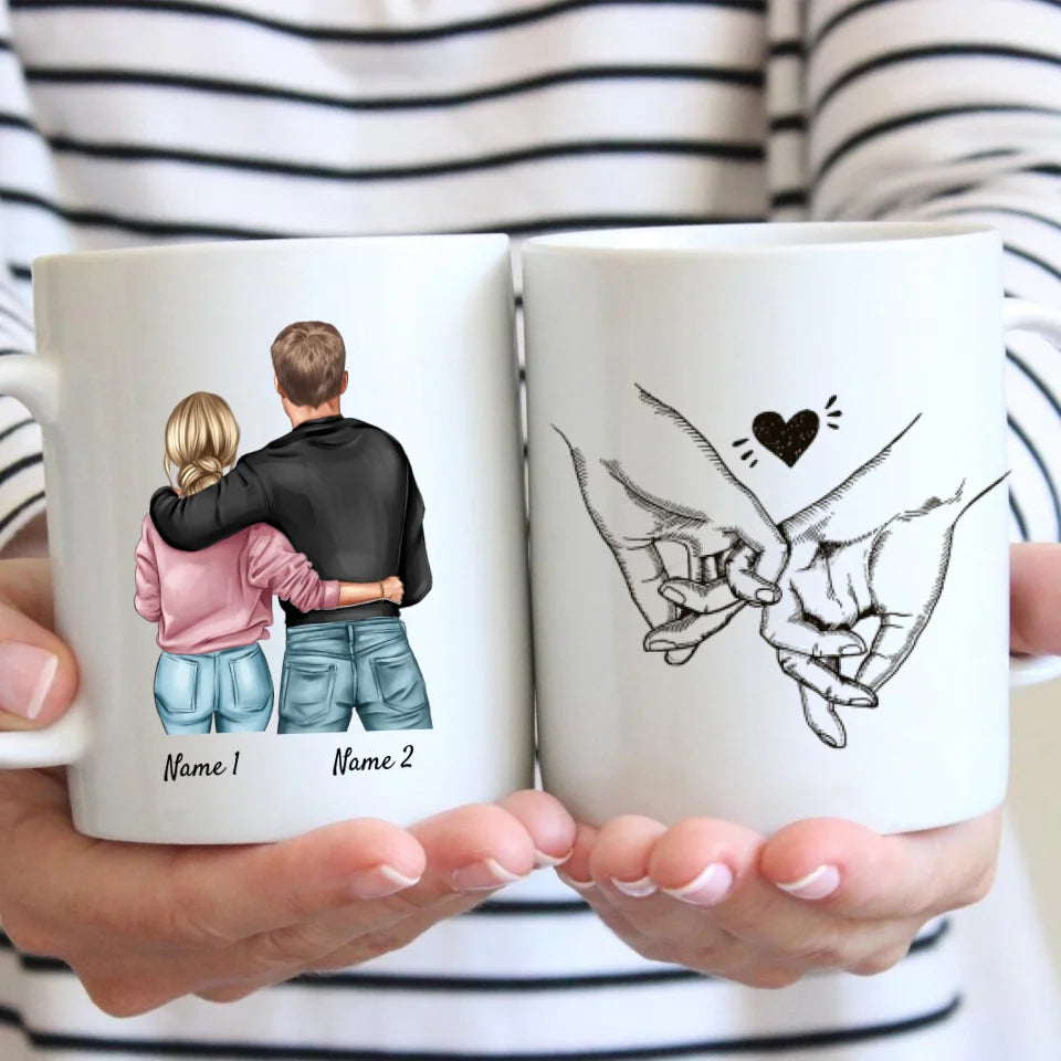 Ne t'inquiète pas chérie - Mug couple personnalisé, partenaire cadeau individuel