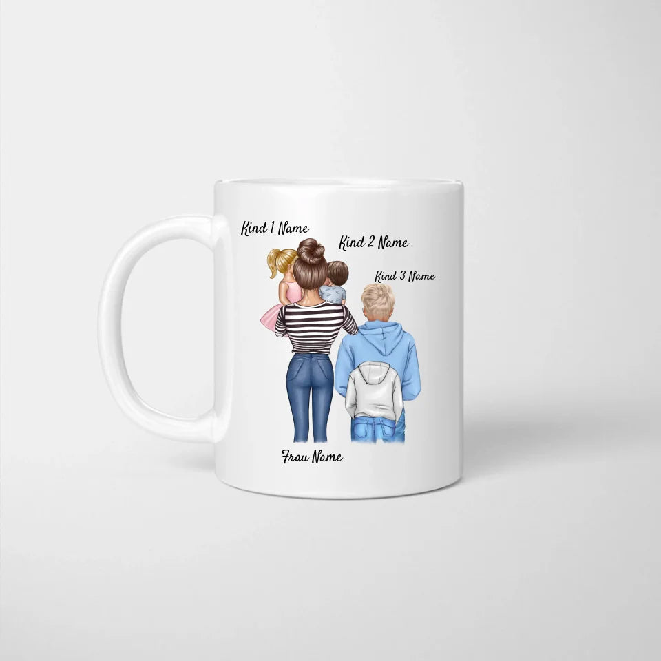 Perfect cadeau voor moeders = wij - gepersonaliseerd kerstcadeau (moeder met 1-4 kinderen)