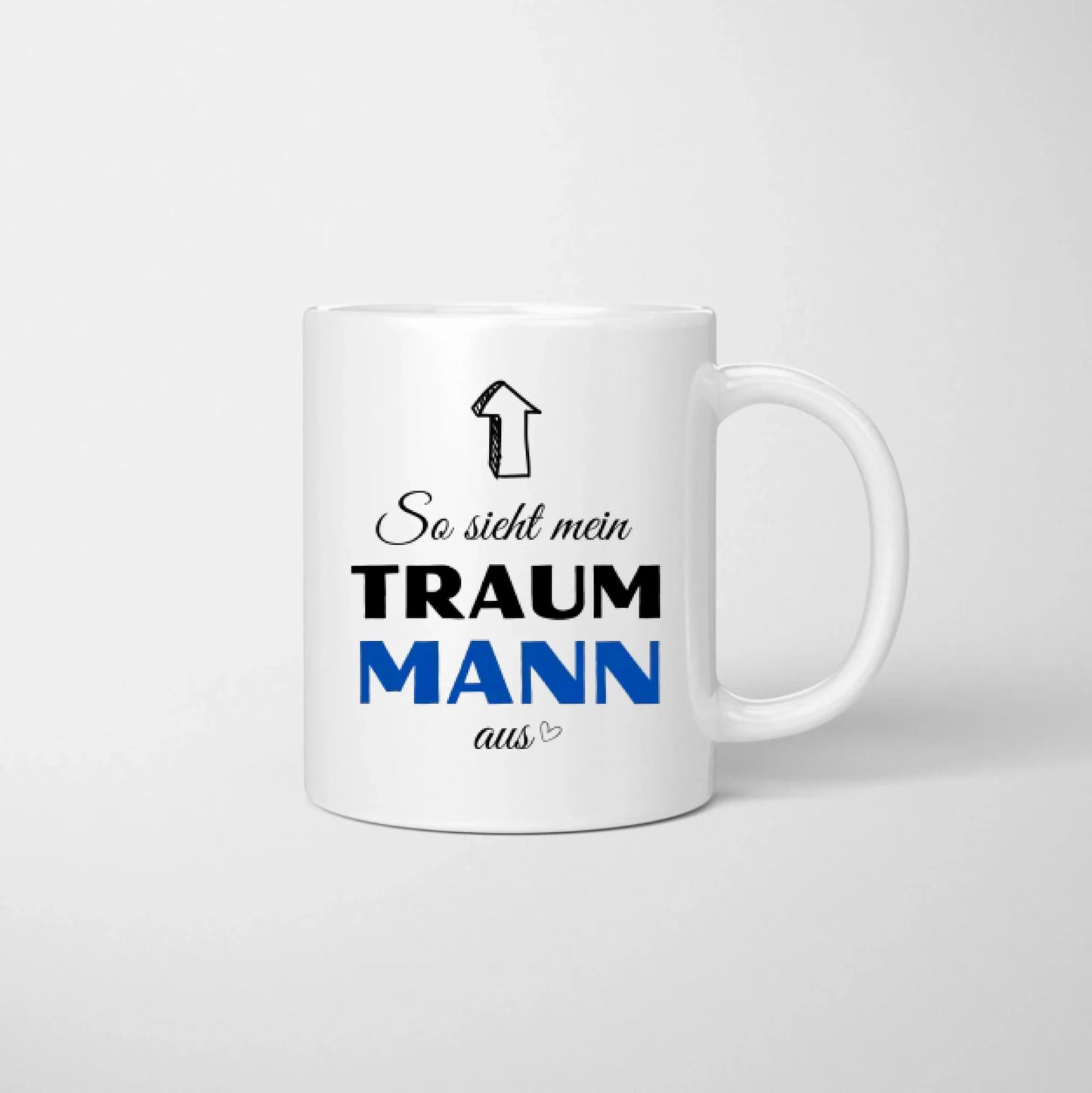 Zo ziet mijn droomman eruit - Gepersonaliseerde koppelmok, individueel cadeau partner Valentijnsdag