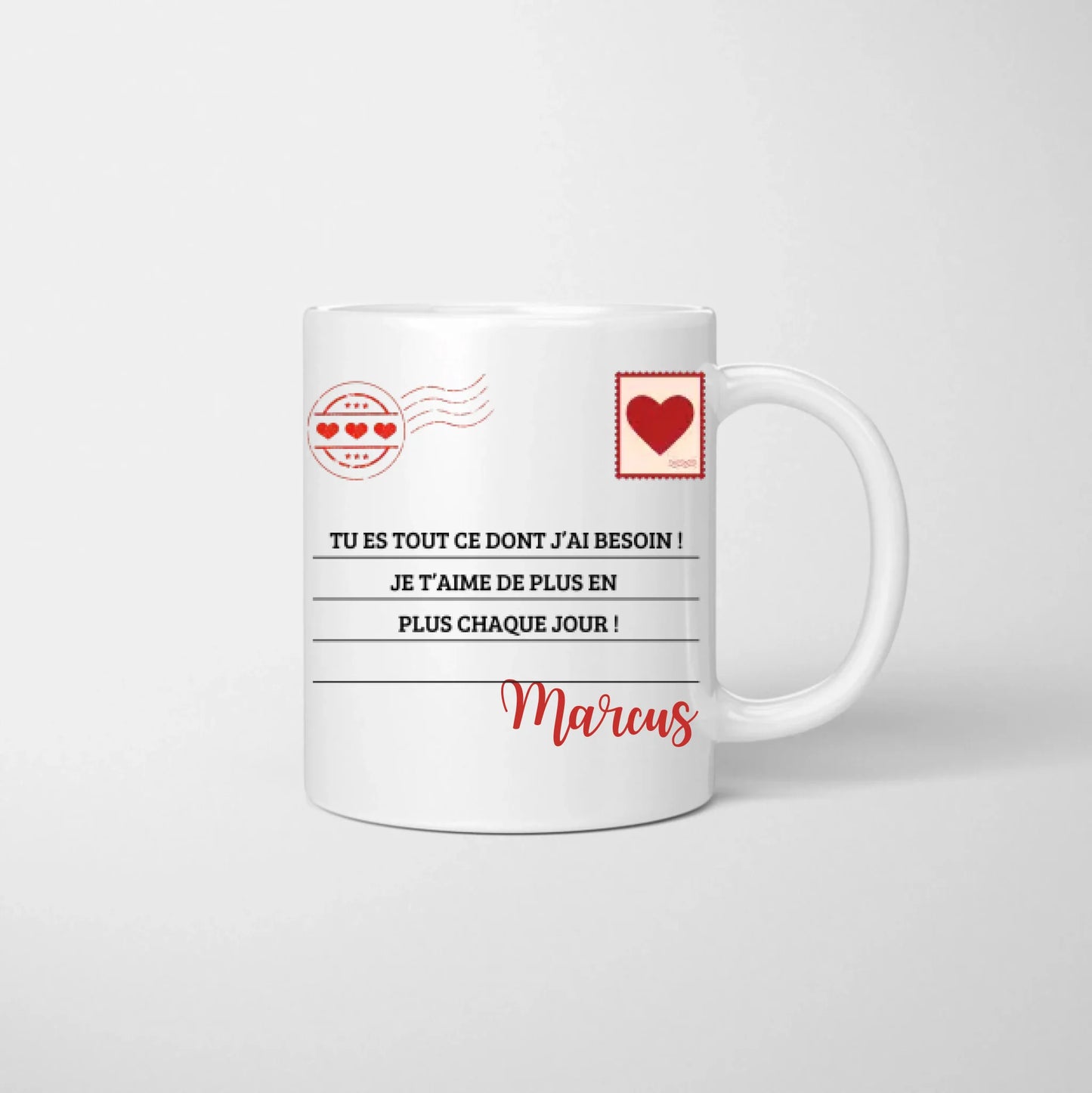 Ik kies jou! Jij bent alles wat ik nodig heb - Gepersonaliseerde mok voor koppels (mannen en vrouwen)