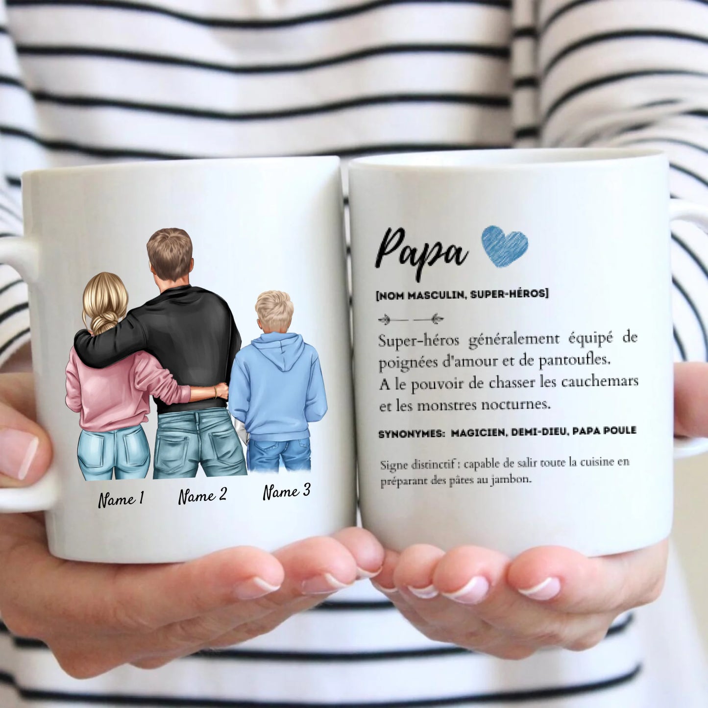 Papa - Mok gepersonaliseerd (1-4 baby's, adolescenten)