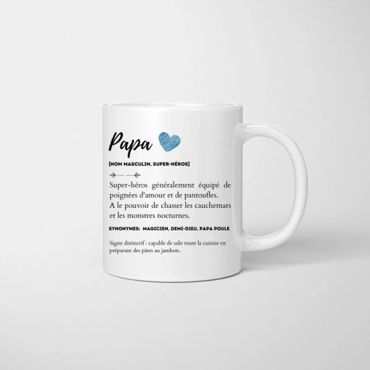 Papa - Mok gepersonaliseerd (1-4 baby's, adolescenten)