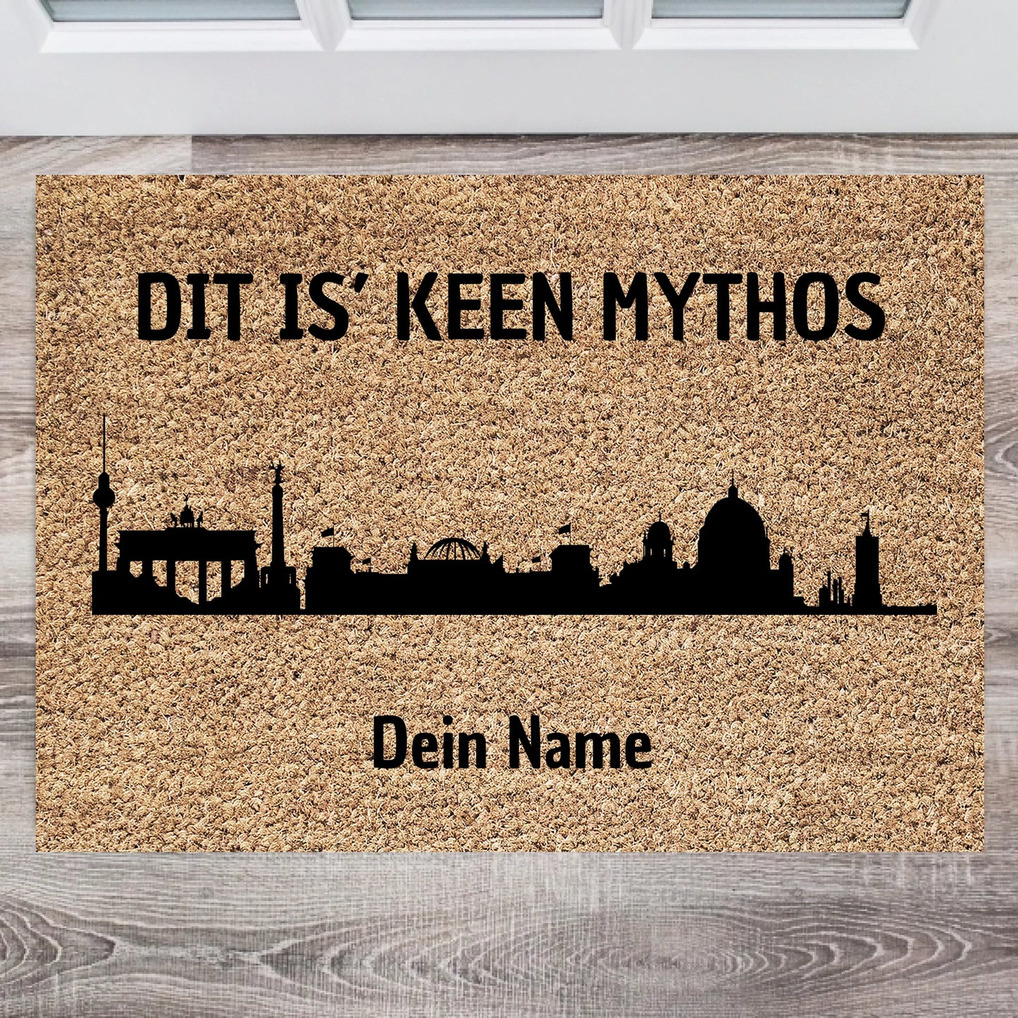 Berlin Skyline - Paillasson personnalisé