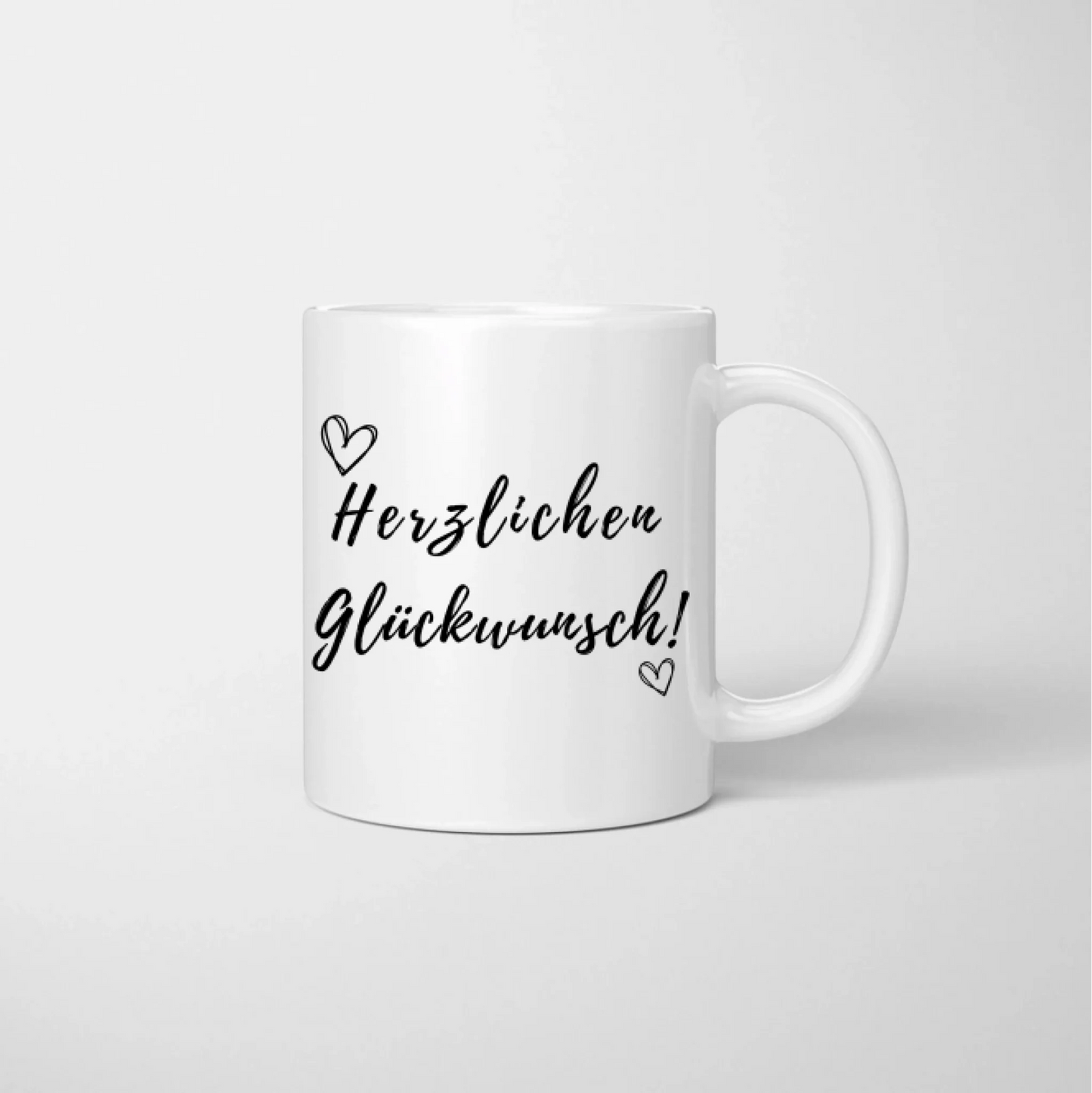 Gefeliciteerd met afstuderen - Gepersonaliseerde afstudeermok, diploma middelbare school, bachelor, master, opleiding, school