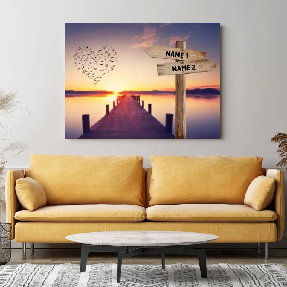 Onze Favoriete Plek - Persoonlijke Canvas (2 - 8 personen)