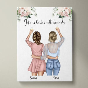 Meilleures amies / sœurs - Poster Personnalisé