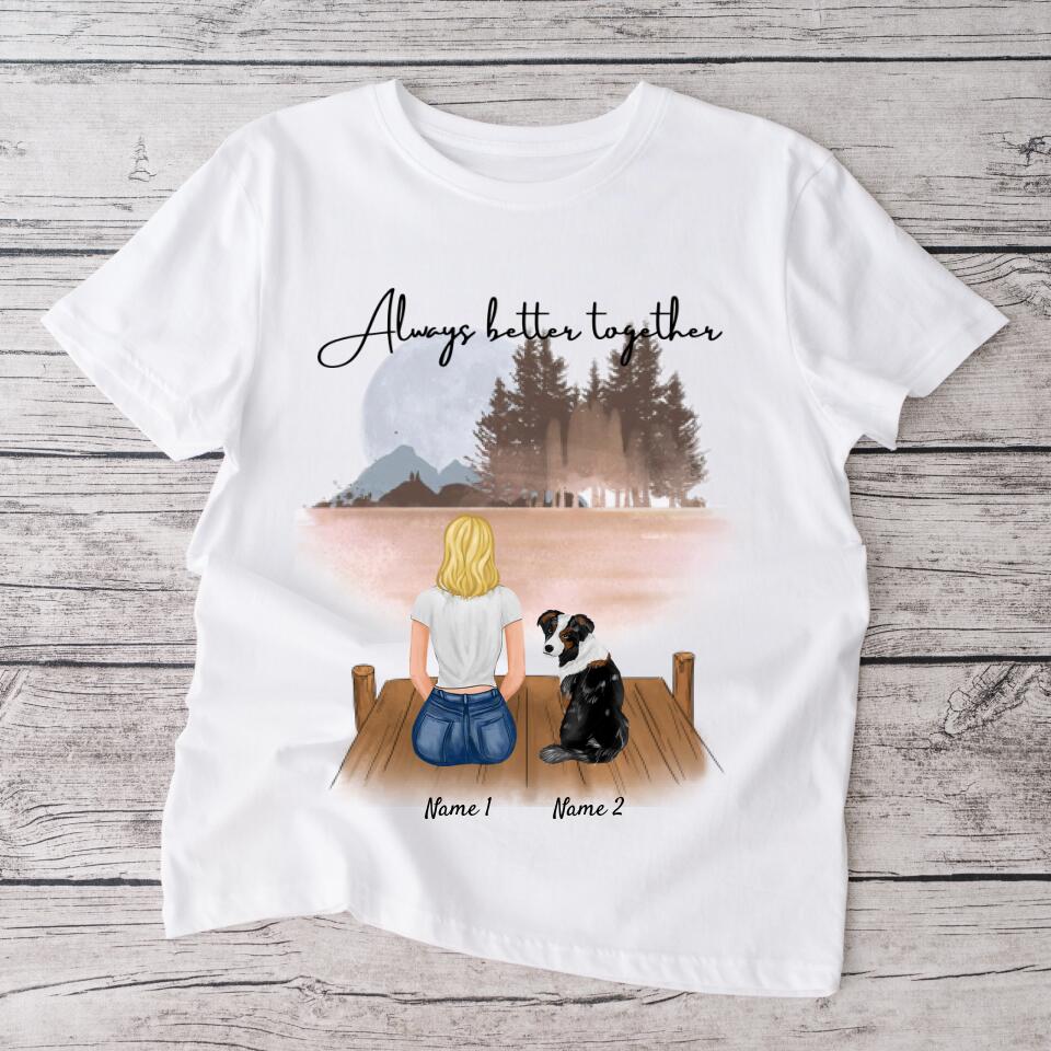 Mariée et demoiselle d'honneur - T-shirt personnalisé (100% coton, unisexe)