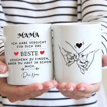 Afbeelding in Gallery-weergave laden, Beste cadeau voor mama - Gepersonaliseerde mok (mama, papa, oma, opa)
