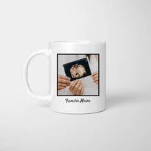 Charger l&#39;image dans la galerie, Cher papa, échographie de bébé Mug photo pour futurs parents (mère, père, grand-mère, grand-père)
