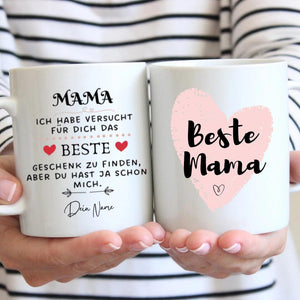 Meilleur cadeau pour maman - Mug personnalisé (maman, papa, mamie, papy)
