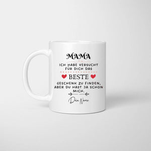 Meilleur cadeau pour papy - Mug personnalisé (Pour maman, papa, mamie ou papy)