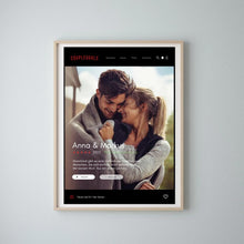 Afbeelding in Gallery-weergave laden, Couplegoals Serie Cover Poster - Gepersonaliseerde Netflix Film Poster (Foto Poster)
