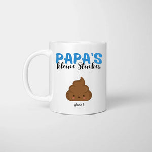 Les petites puanteurs de papa - Mug personnalisé pour papa/père avec enfants