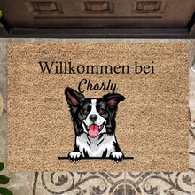 Afbeelding in Gallery-weergave laden, Personalisierte Haustier-Fußmatte Hund &amp; Katze (1-4 Haustiere)
